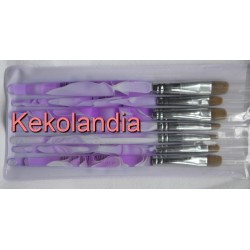 Comprar 7 Pinceles tamaños surtidos