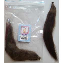 Mohair Liso Kekolandia Castaño oscuro